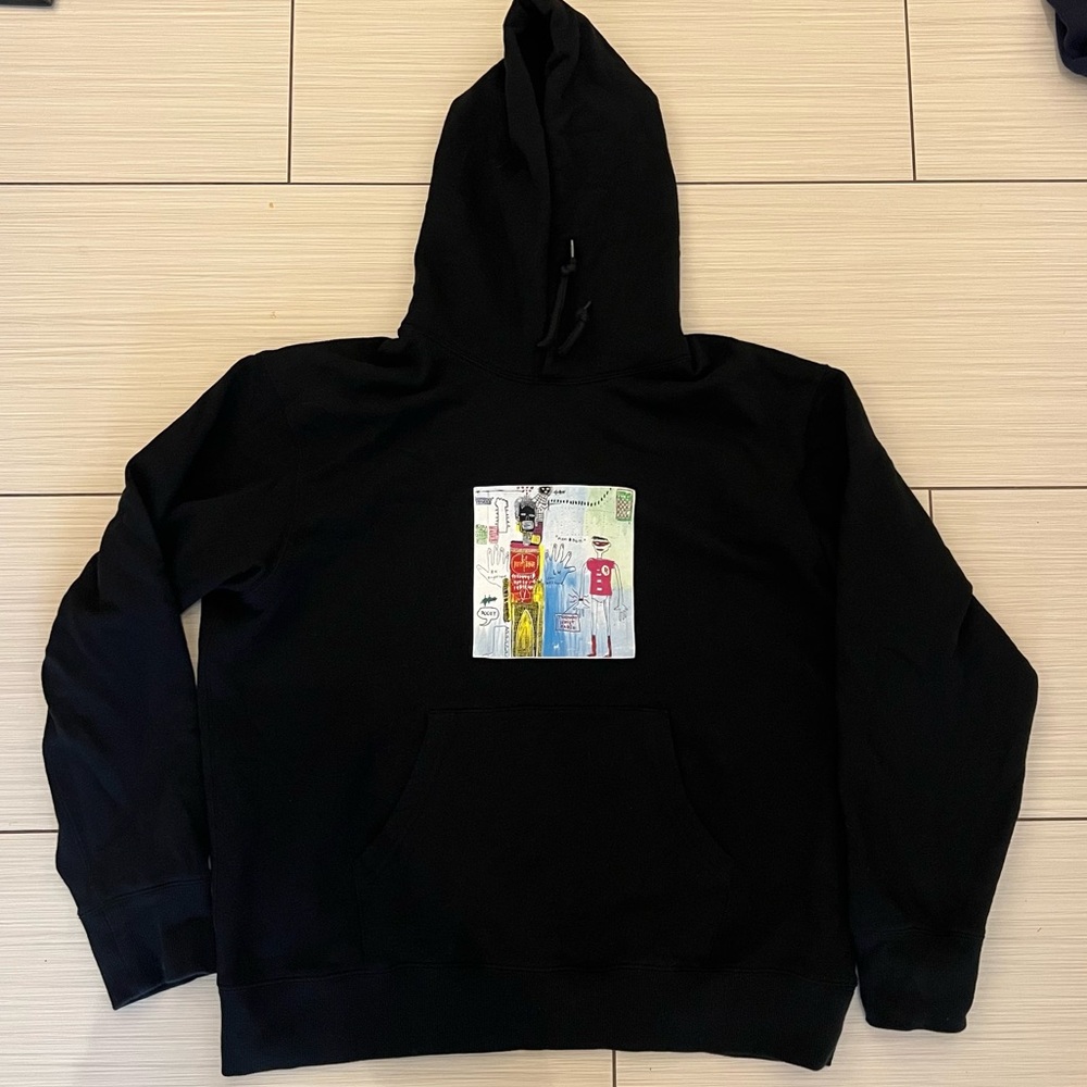 UNIQLO BASQUIAT x WARNER BROS BATMAN HOODIE - XXL